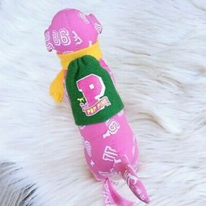 VS PINK Mini Dog with Scarf & Backpack